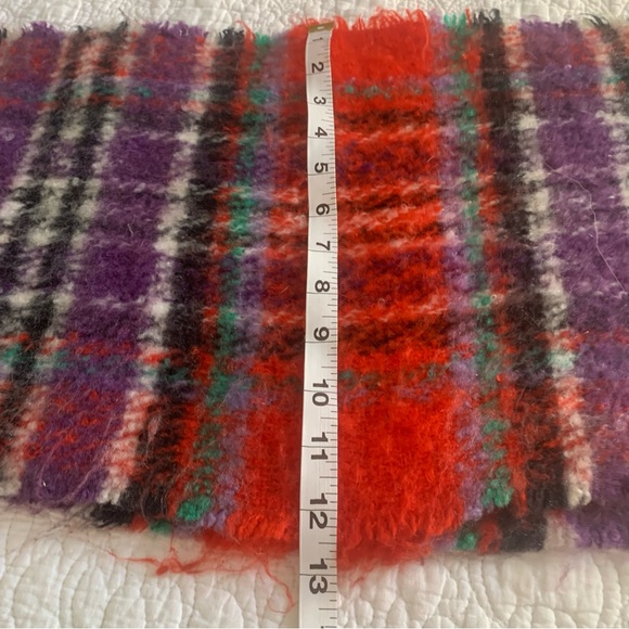 Top shop plaid  Warm Winter fuzzy Neck Scarf - Picture 6 of 6